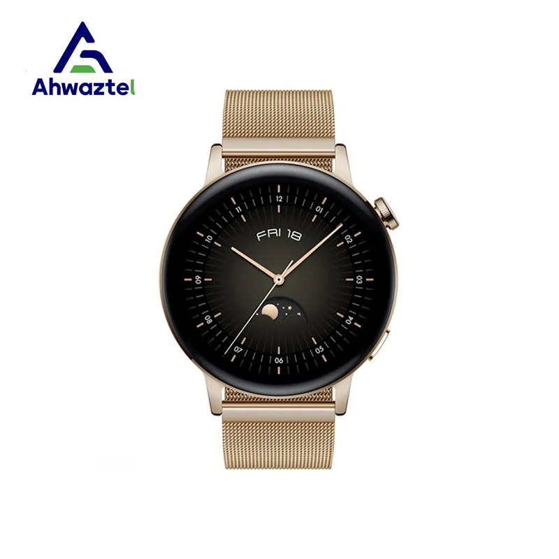 ساعت هوشمند هوآوی مدل (Watch GT3 (42mm بند طلایی